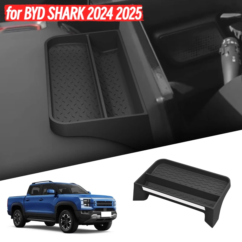 

for BYD SHARK 2024 2025 Car Dashboard Storage Tray Interior Accessories Central Control Screen Rear Storage Box Organizer