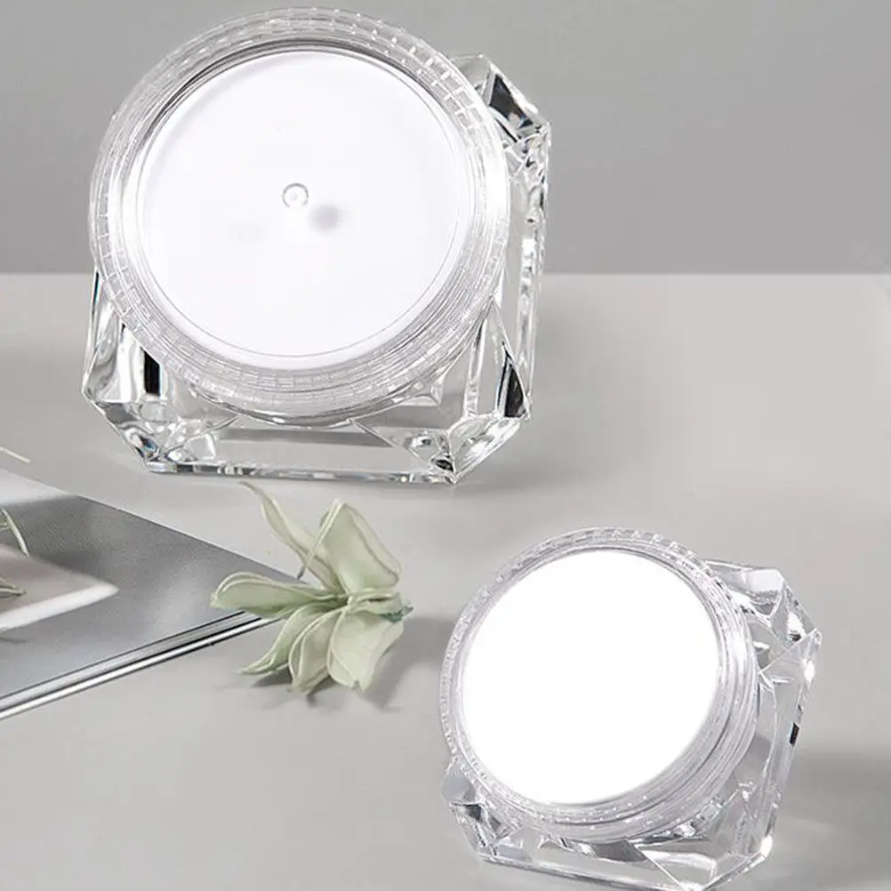 

12Pcs Diamond Shape Cream Jars Portable Empty Storage Containers for Travel Shower Lotion Shampoo Dispenser