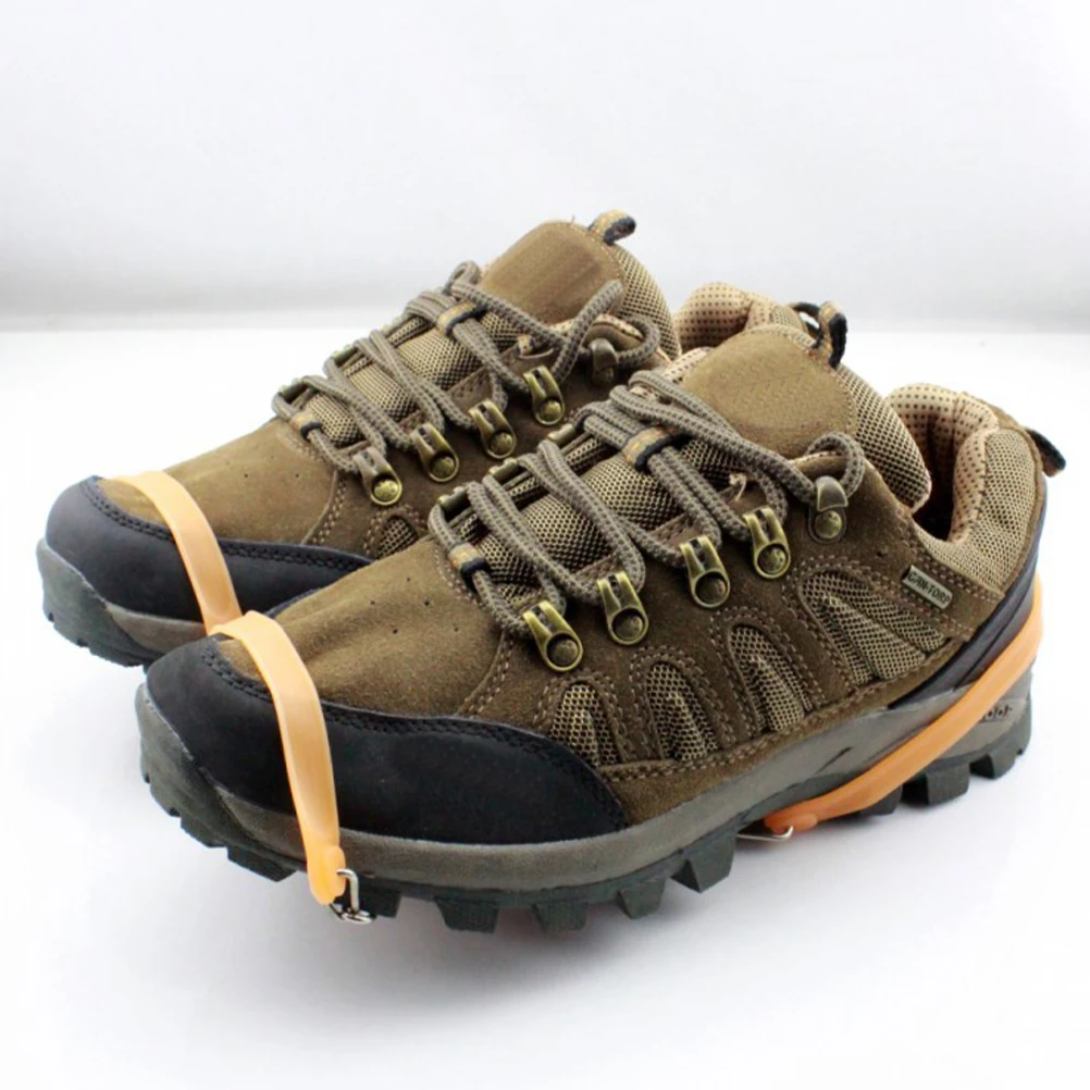 

2 Pcs Simple Crampon Shoe Covers Traction Cleats Anti-skid High Tensile Silicone Ice Gear