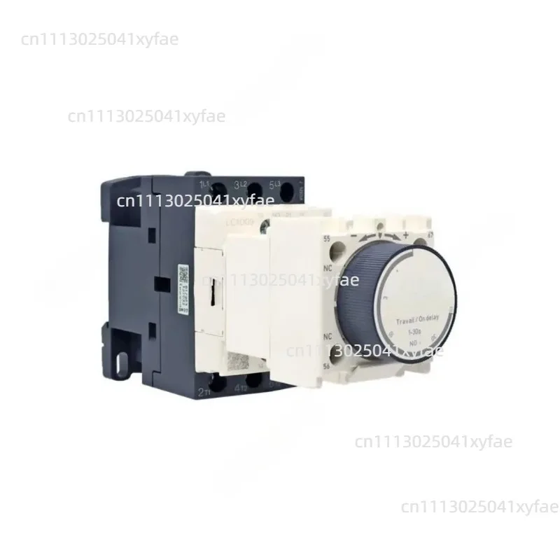 Adjustable Time Delay Contact Block 1NO 1NC for Contactor Auxiliary Control