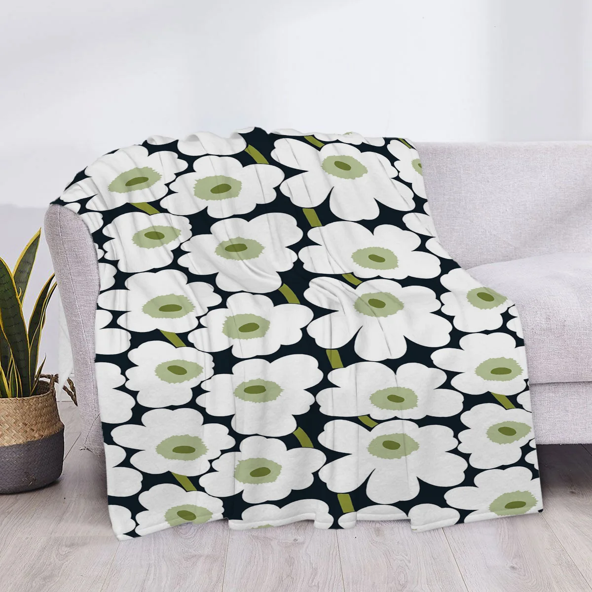 

Floral Pattern Sofa Blanket Fluffy Soft Blankets & Throws Luxury Cover Knee Microfiber Anime Throw Child Cute Children's Home