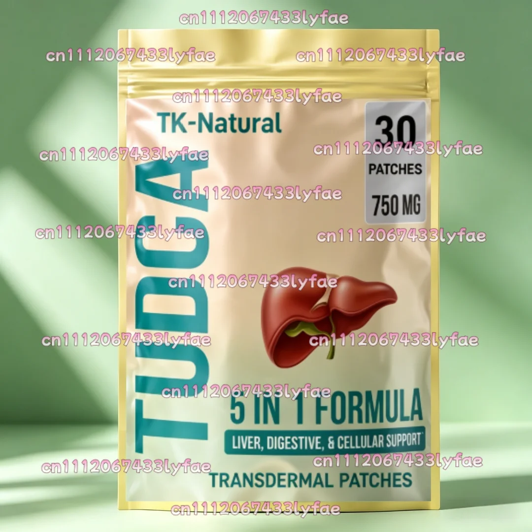 30 Patches (Tauroursodeoxycholic Acid) Transdermal Patches with Milk Thistle,Dandelion for Liver and Gallbladder Cleanse&Repair