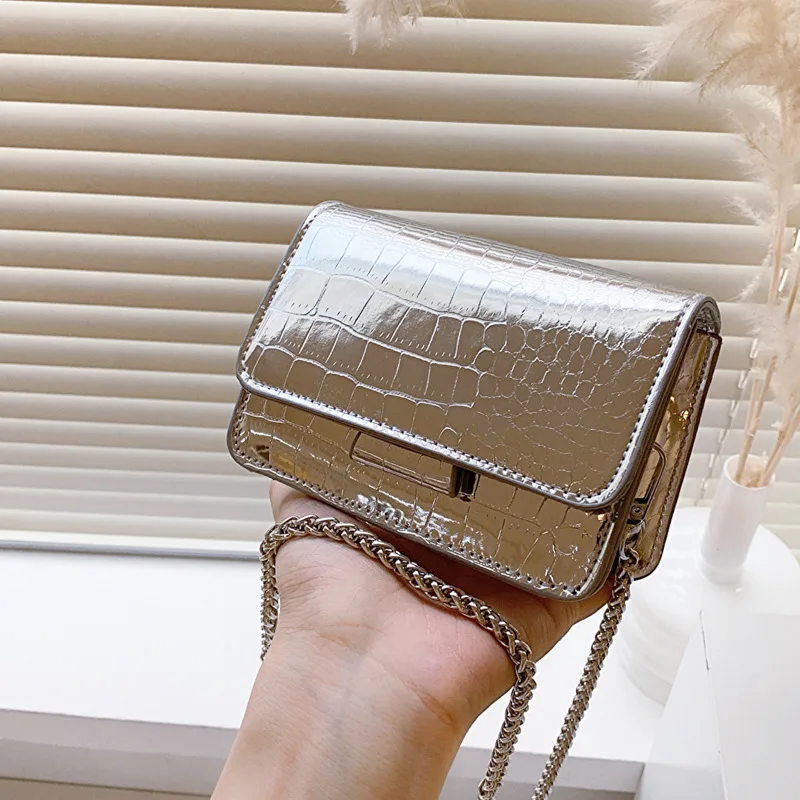 

Маленькая квадратная сумка, летние сумки через плечо для женщин, сумки на плечо, серебряный кошелек и сумки, дизайнерская сумка, женские сумки Bolsa Feminina