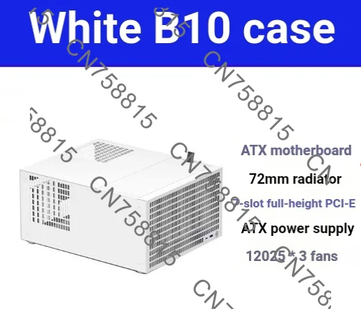 ATX main board Flying Bull Black Synology AIO non-N10, B10 10 disk position NAS chassis ATX large power supply
