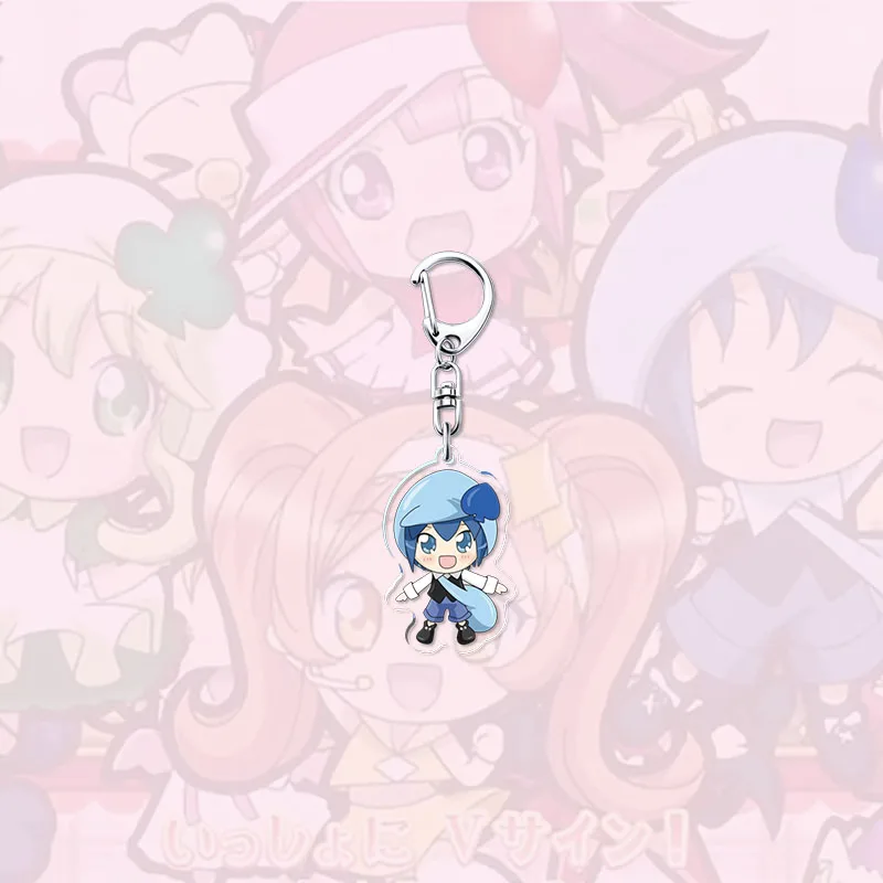 Anime Shugo Chara Keychain Hinamori Amu Tsukiyomi Ikuto Hotori Tadase Unisex Acrylic Pendant Keyring