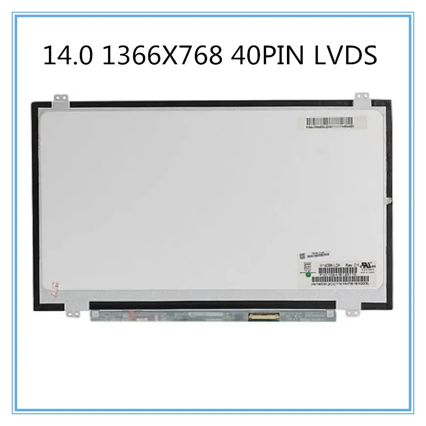 painel lcd do portatil para a latitude de dell 3440 e6440 e5440 6430u hd 140 1366x768 lvds 40 pinos 01