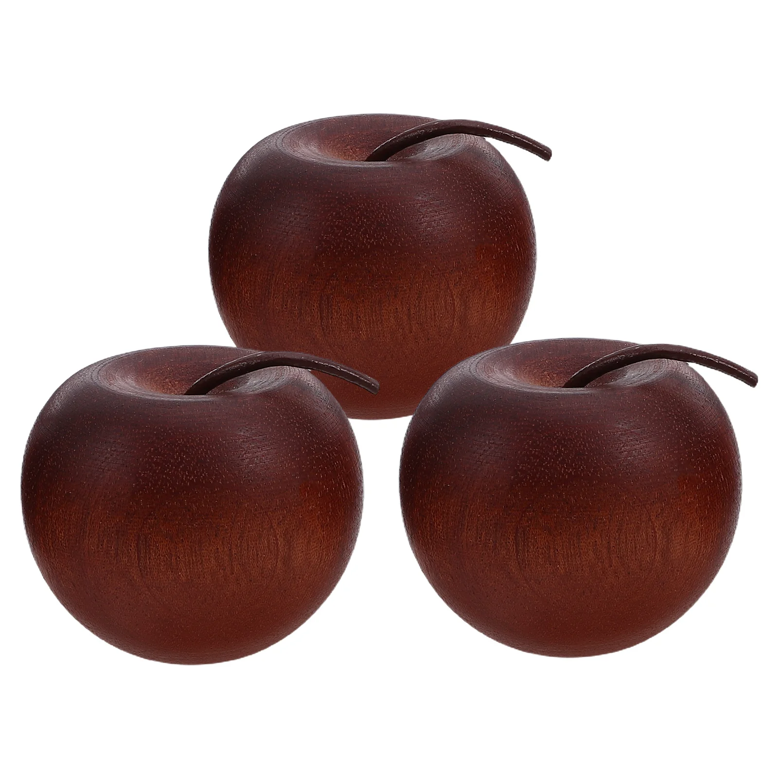 

3Pcs Wood Aromatherapy Diffuser Ornament Apple Shape Home Fragrance Diffuser for Bedroom Desk Yoga Room Relaxation