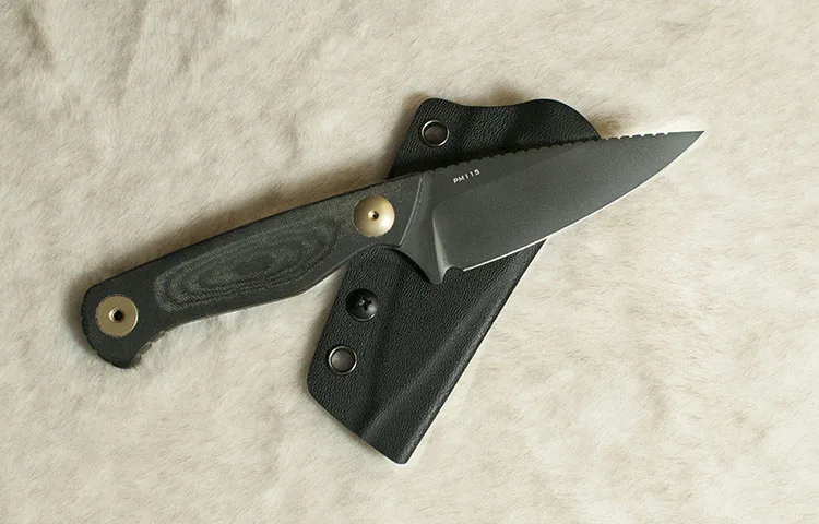 PSRK HD203 knife BG42 or PM115 blade Micarta handle fixed knife outdoor camping tool survival knife utility EDC tool