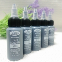 1 Bottle 1 Oz 30 ML Lanell Black Hair Weaving Bond Anti-fungus Hair Bonding Glue SUPER BOND for the perfect hold in bonding