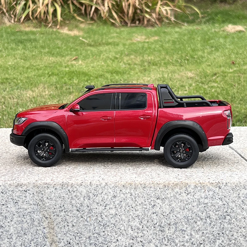 GWM POER Alloy Car Model, Pickup Truck, Bluetooth Remote Control Vehicle Model, Adult Collection, Desktop Decoration, 1: 18, New