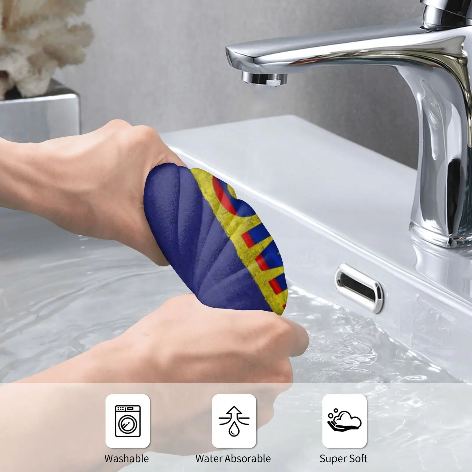Colombia Colors And Country Custom Towel Bath Towel Protective Safety Fun Quarantine