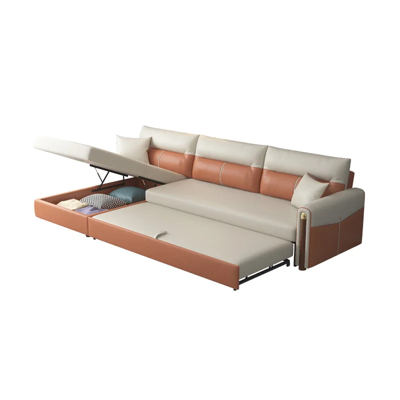 Guifei Sofa Bed Dual Use Light Luxury Small Unit Foldable Living Room Multi functional Foldable No Wash