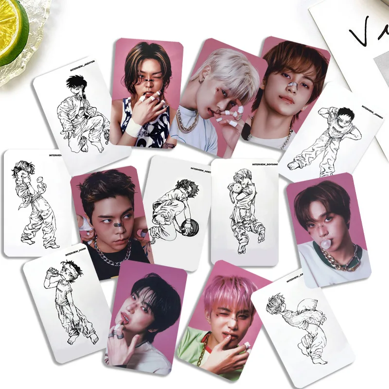 

7pcs Kpop N-127 PhotoCard 2025 Seasons' Greeting LOMO Cards DoYoung JaeHyun JungWoo MARK HaeChan Fans Collection