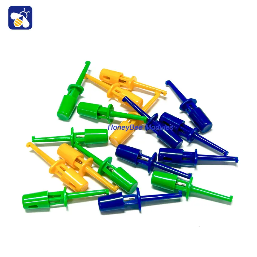 Test Hooks Test Clips Test Hooks Black Red Yellow Green Blue 5 Colours Available