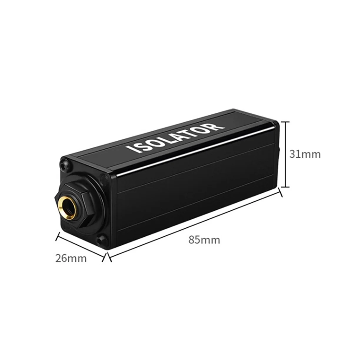 【~ New A88T】6.5 Audio Isolator Sound Current Noise Eliminator Ground Loop Isolator Audio Isolator Sound Balancing Adapter