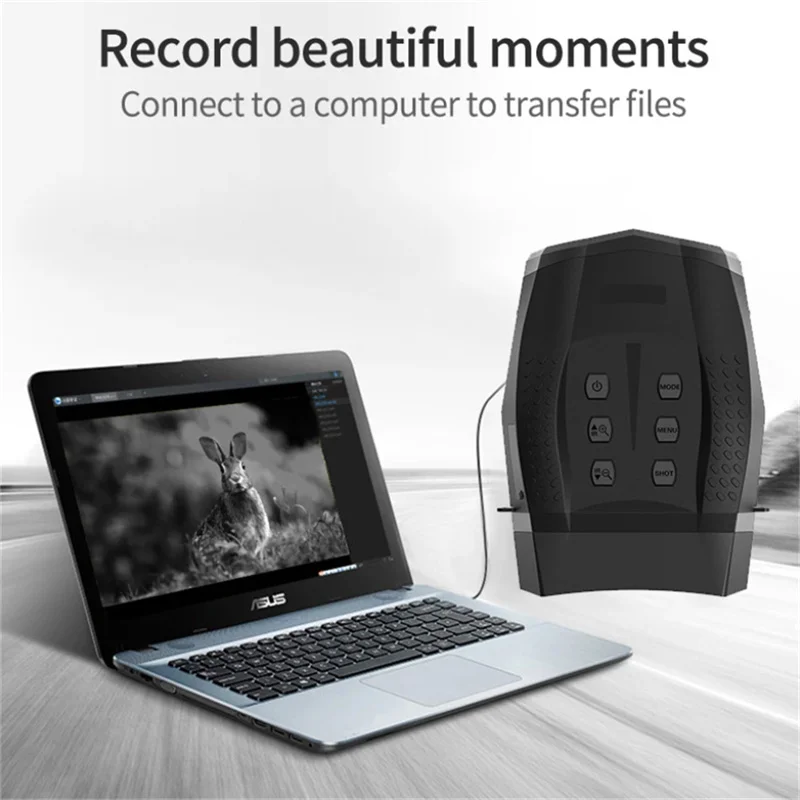 NV5100 Night Vision Hunting Camera Goggles Binoculars 850nm Infrared 2.5'' Display Screen 4X Digital Zoom Security Surveillance