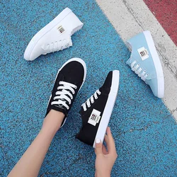 Canvas Shoes Women Fall 2024 New Women's Shoes Autumn Small White Shoes Student Sports Flat