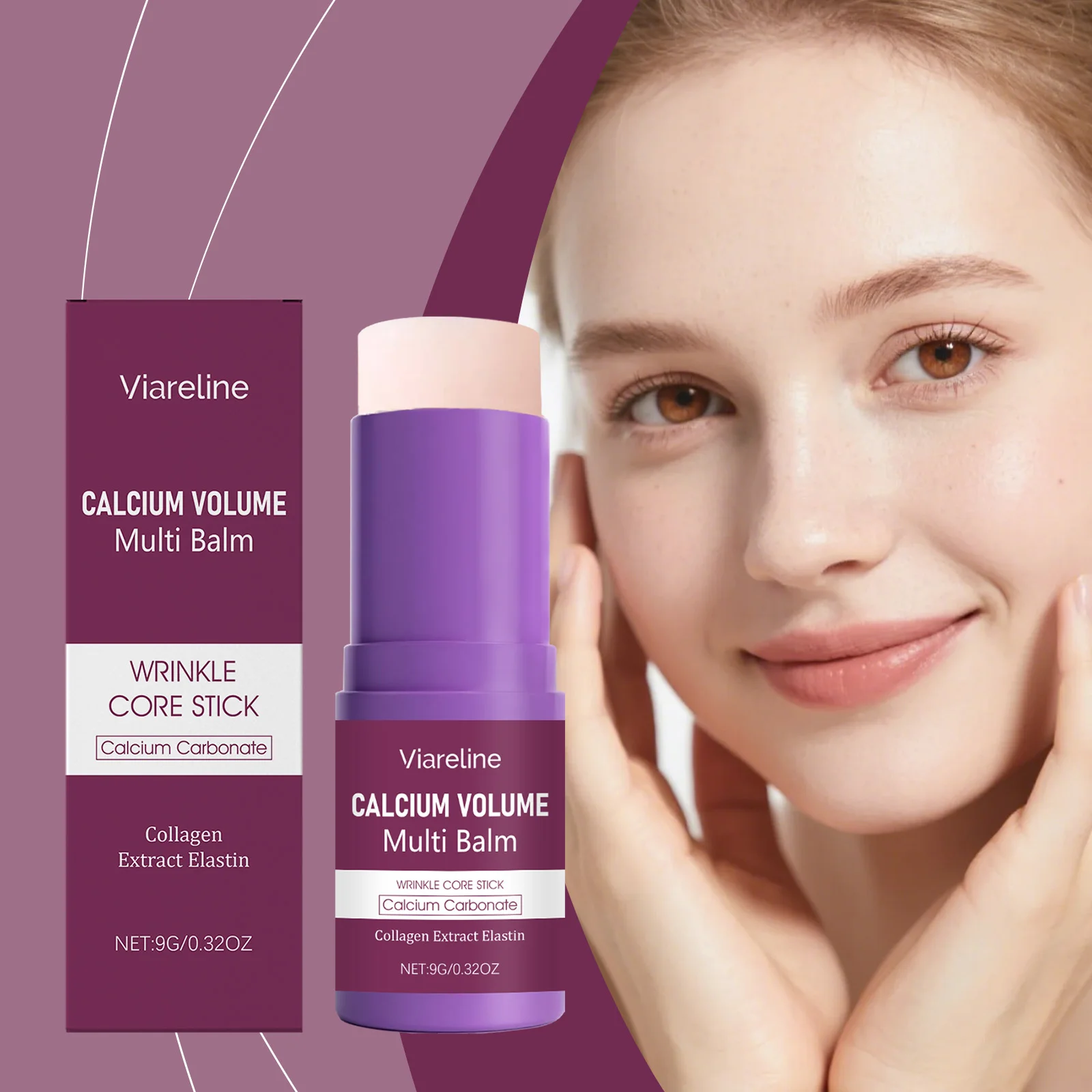 Facial Balm Stick, Silky Gentle Nourishing, Non‑Greasy, Weightless Everyday Travel‑Friendly Facial Hydrating Stick