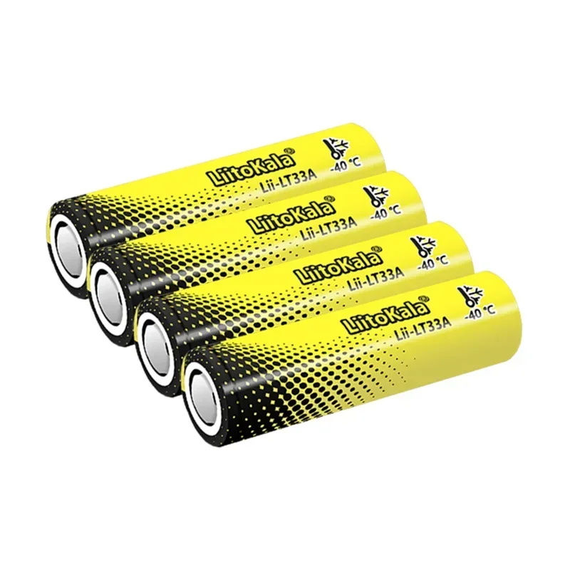 1-40pcs LiitoKala Lii-LT33A 18650 3300mAh 18650 Battery 3.3A Power 1C Discharge Ternary Lithium Batteries DIY Electric Bicycle