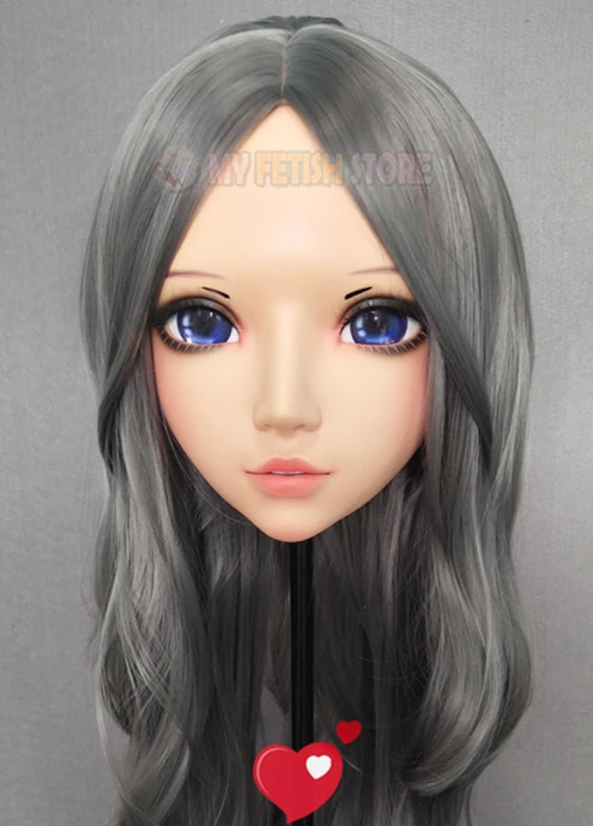 (Er-02) femme douce fille résine demi-tête Kigurumi BJD yeux Crossdress Cosplay japonais Anime rôle Lolita masque avec oreille de fée