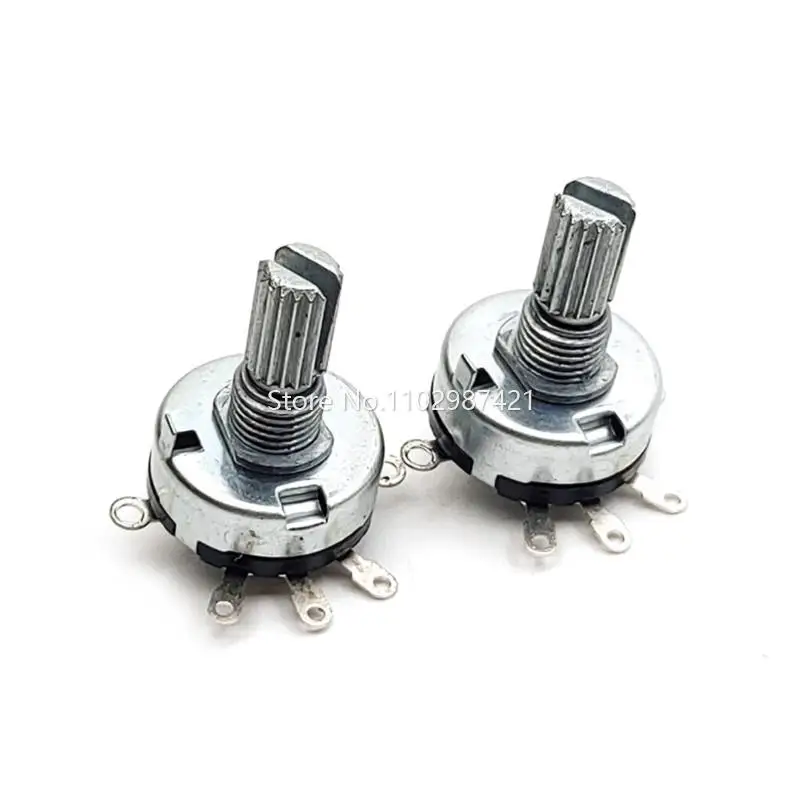 5 Piece RV17 B1K B10K B50K Single With Switch Audio Amplifier Volume Adjustable Rotary Potentiometer 5 Feet