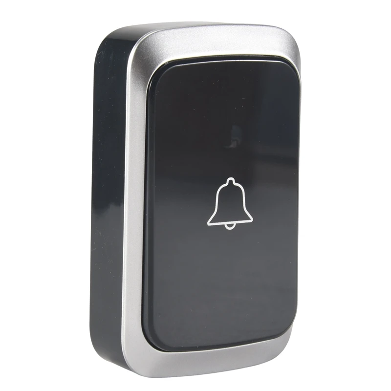 Cacazi Campanello impermeabile wireless 300M Flash LED remoto Campanello per porta senza fili per casa Spina americana