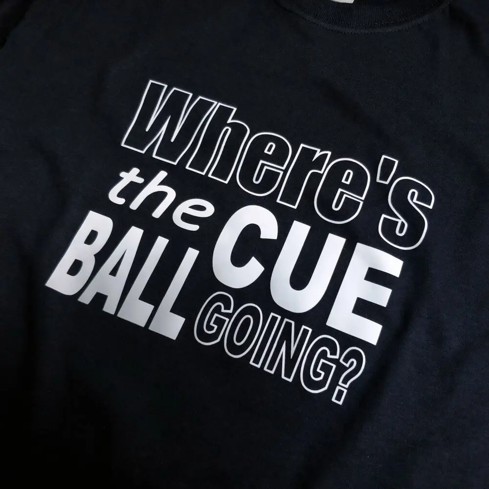 Snooker - Where's The Cue Ball Going Premium Quality T-Shirt