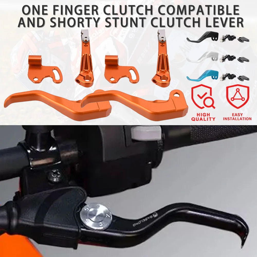 Easy Pull Clutch Lever System and One or Tow Finger Clutch Leve Set For 790 890 Adventure /S/R 890 ADV 2018-2026 2025 2024 2023
