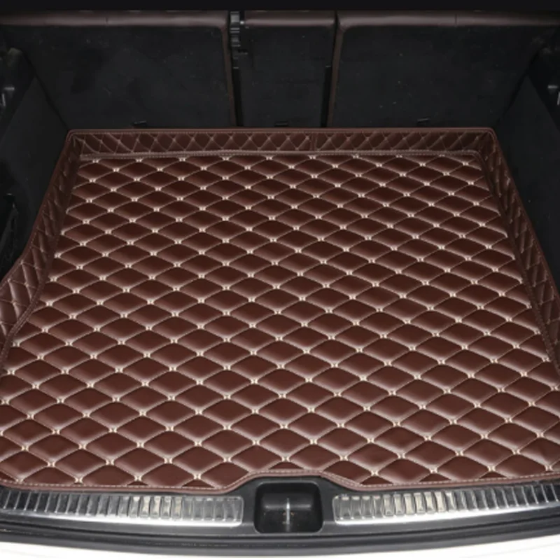 High Quality Car Trunk Mats for VW Polo Golf Passat CC Touran Tiguan Toureg Touareg Phaeton T-ROC Multivan Car Accessories