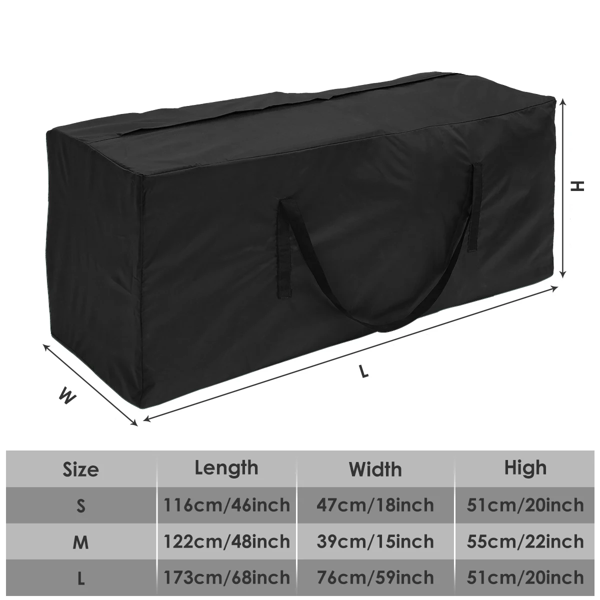 Kussen Opbergtas Grote Capaciteit Meubels Beschermhoes Buiten Tuin Waterdicht Stofdicht Kerstboom Organizer Nieuw