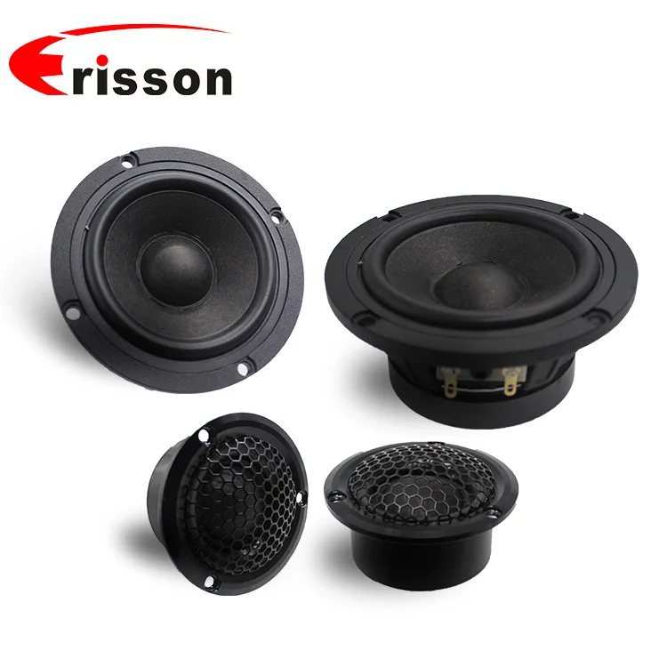 2025 Manufacturers Speaker 3way Car Speakers 6.5 Inches Component  Universal 3-way Speaker Car System Portable OEM 12V