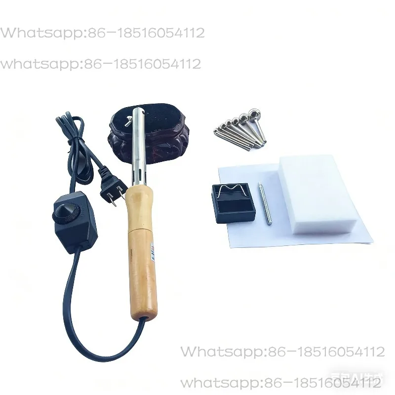 Fabric flower making tools adjustable temperature hot stamper set velvet flower DIY