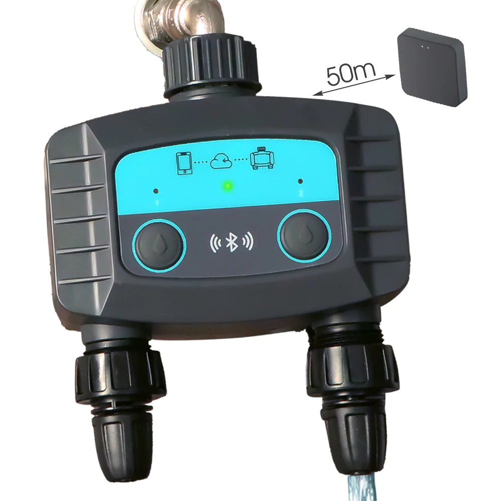 High Quality WiFi/Bluetooth-compatible Garden Timer Water Irrigation Smart Solenoid Valve for Wireless Phone Remote Watering