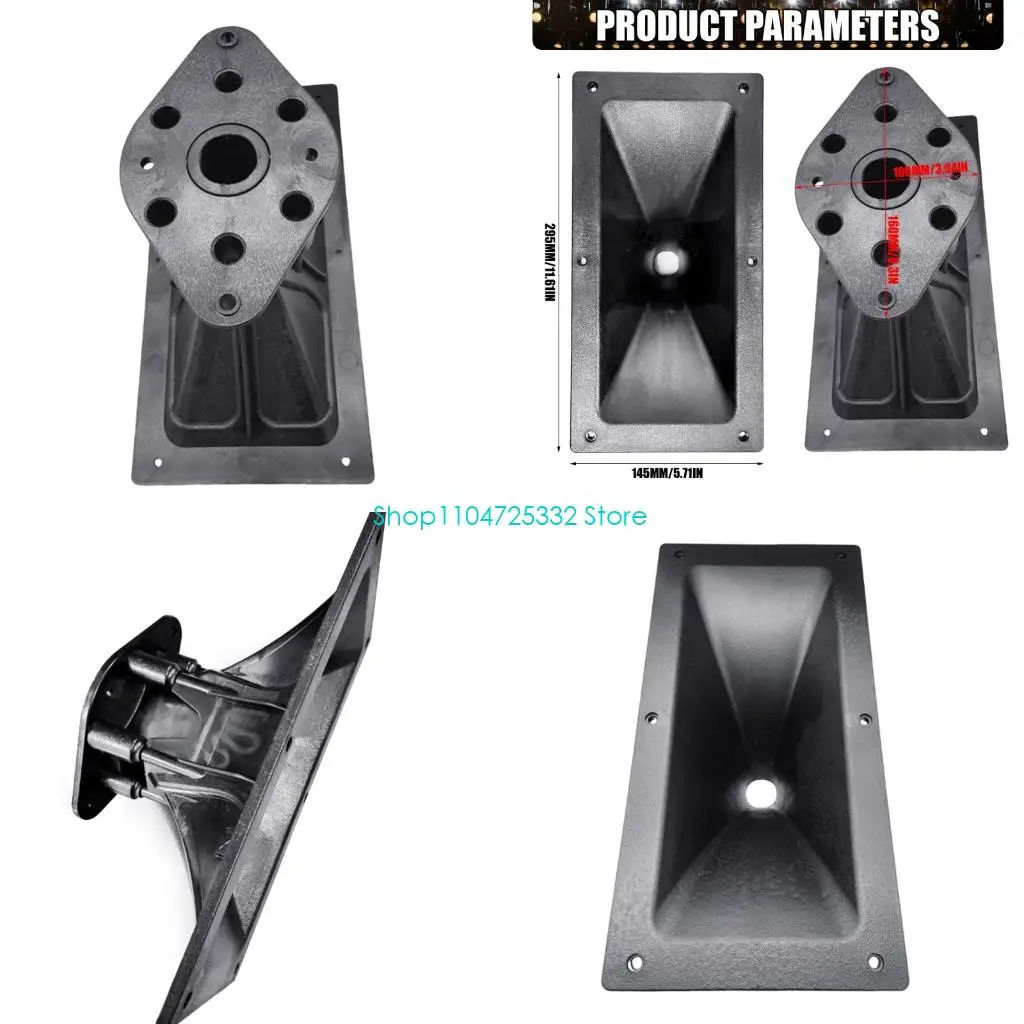 

P5EA Easy Installation Plastic Speaker Horn 295x145mm For Efficient Amplification