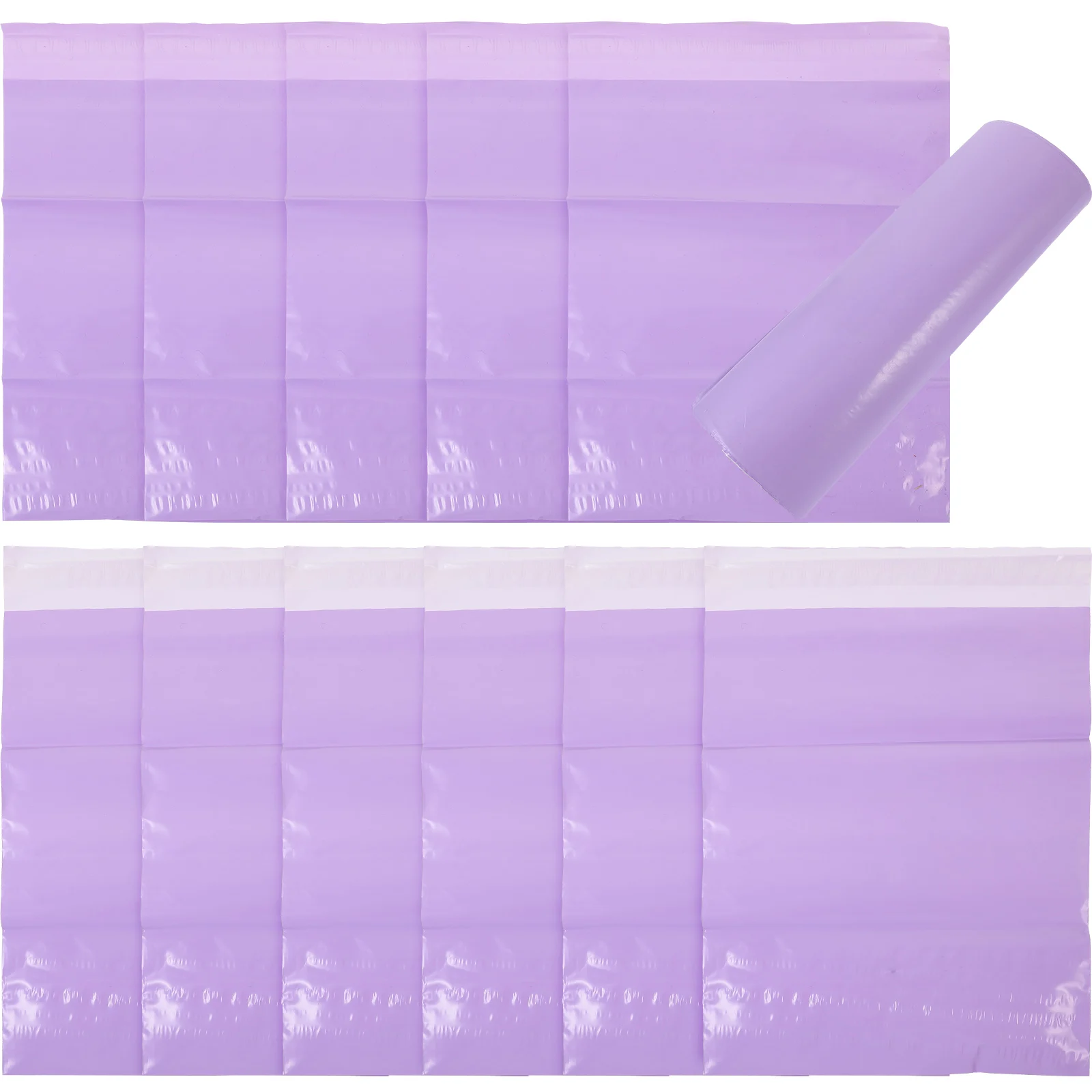 

100pcs Purple Mailing Envelopes Express Shipping Bags Thickened Packaging Sealing Bags Self-Adhesive Odor Resistant