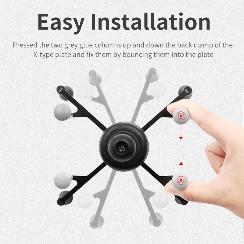 VINmounts X-Type Universal Tablet Holder, with Ball Base, with RAM/VIN Mounts, for Vehicle Forklift Marine