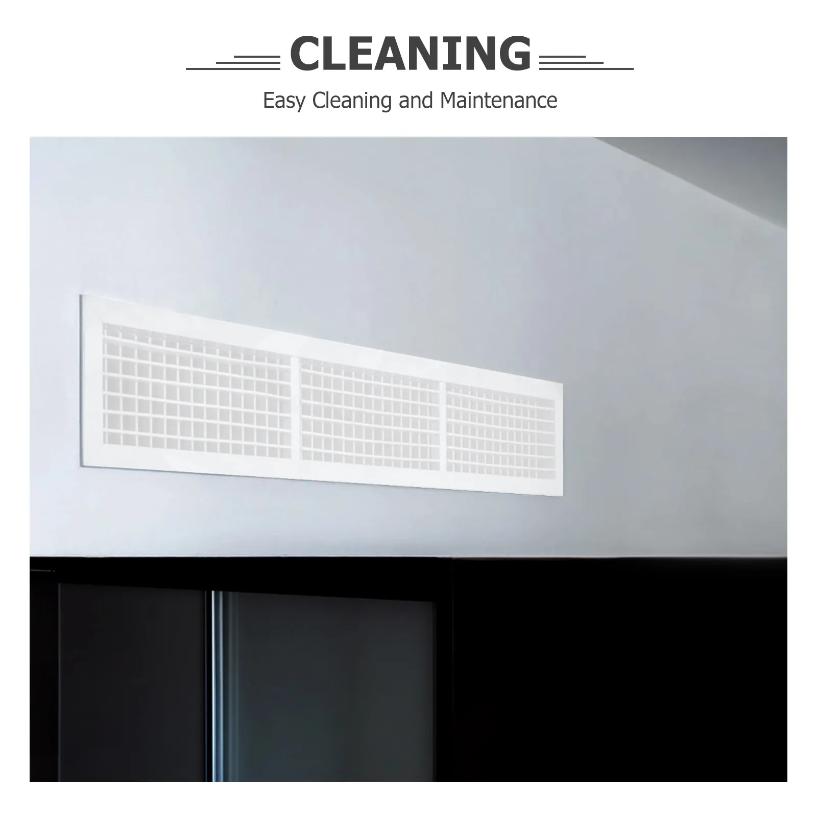 6Pcs Pet Vent Covers Decorative For Floor Vents Family Transparent Self Adhesive Wall Ceiling Airflow Friendly