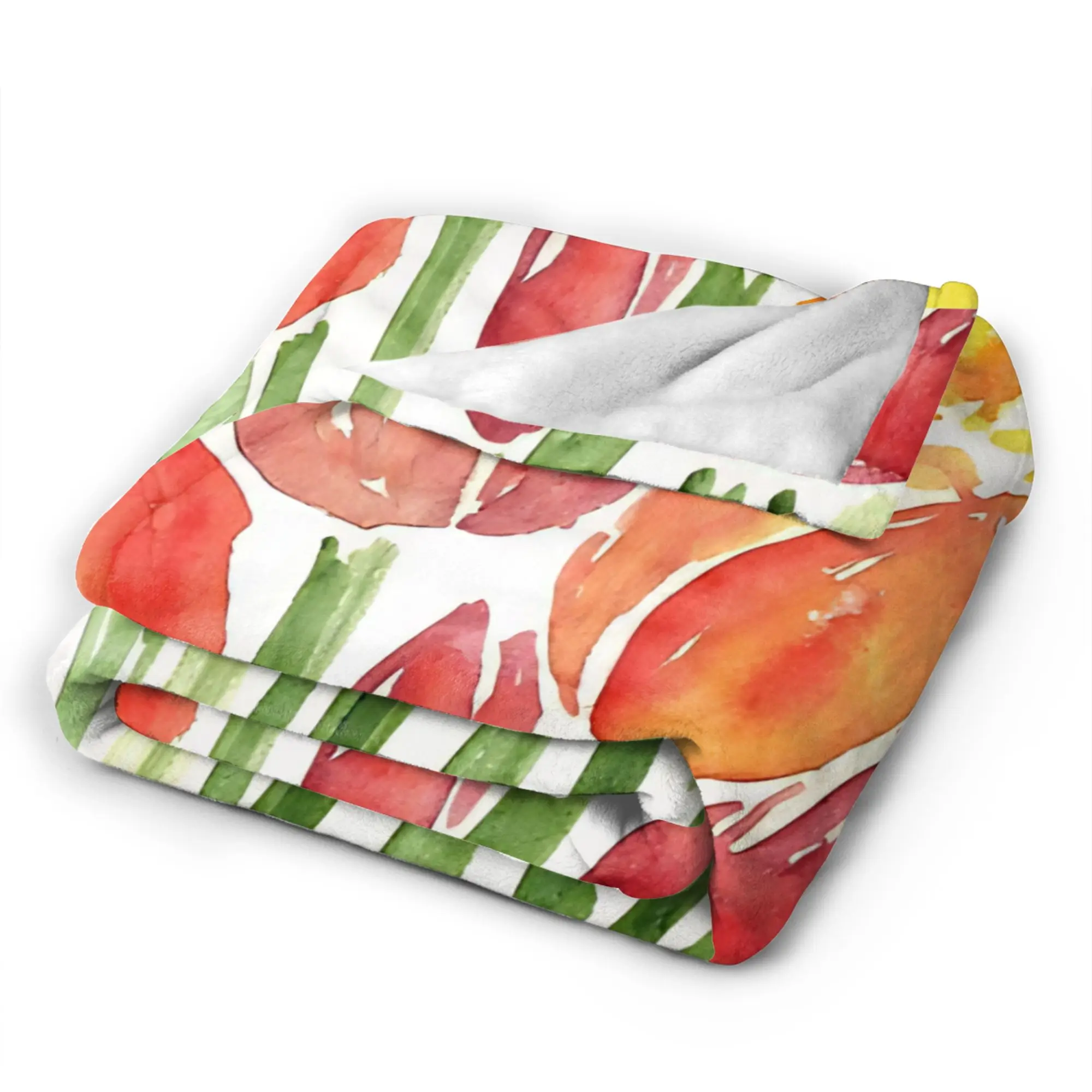 Warm Soft Blanket Girls Boys Decorative Flower Market  Throw Blanket  Flannel Bedspread For Outdoor Novelty Sofa Bed Cover