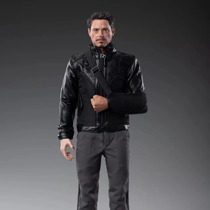 in Stock 1/6 Tony Stealth Suit Set Soldier Clothes Head Sculpt Carving Model Fit 12'' Male Action Body Doll Hobby Collection