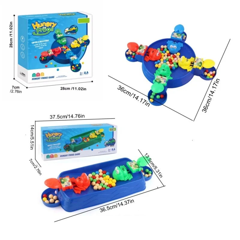 لعبة الفاصوليا لتناول الضفادع ، لعبة شطرنج الضفدع التفاعلية ، حفلة عائلية ، لعبة منافسة متعددة اللاعبين ، 2-4 لاعبين