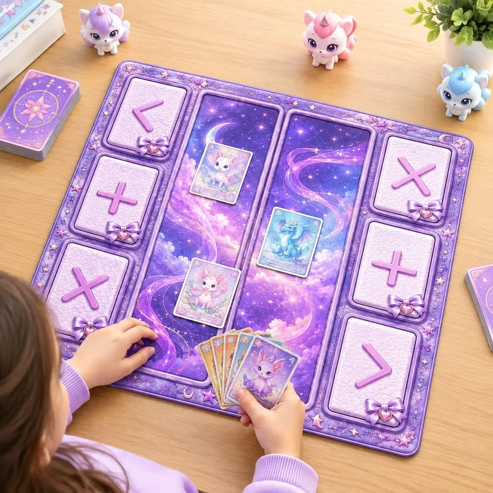 400x450mm Fidget Trading Mat Soft Smooth Rubber Backing Fidget Toy Trade Mat Easy to Roll Waterproof Squishy Swap Board for Kids