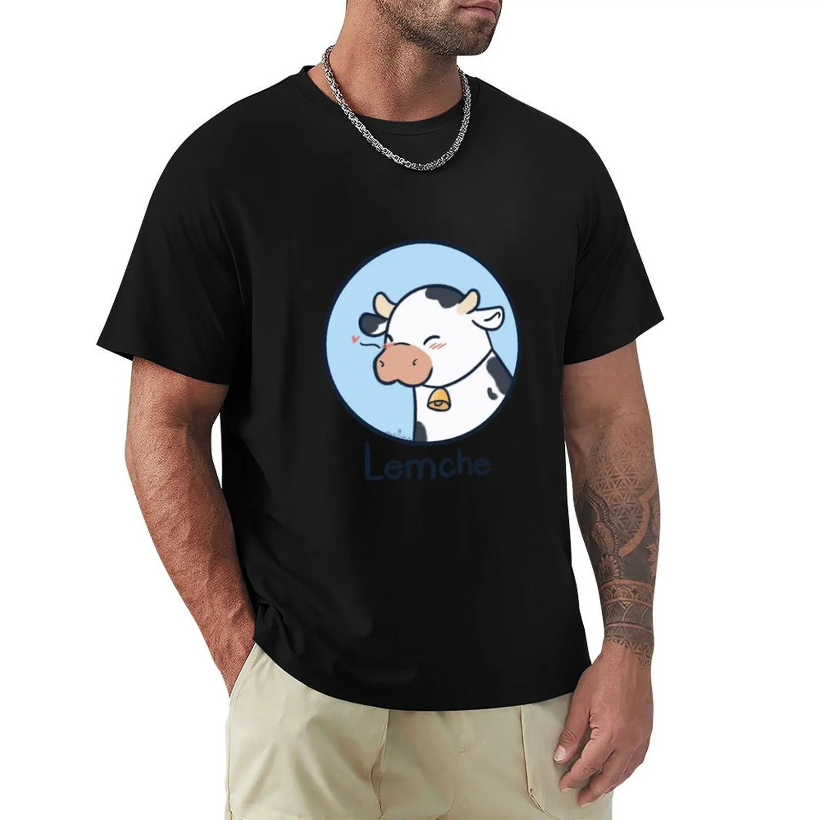 

Lemche T-Shirt Basic Short Sleeve T-Shirt for Men