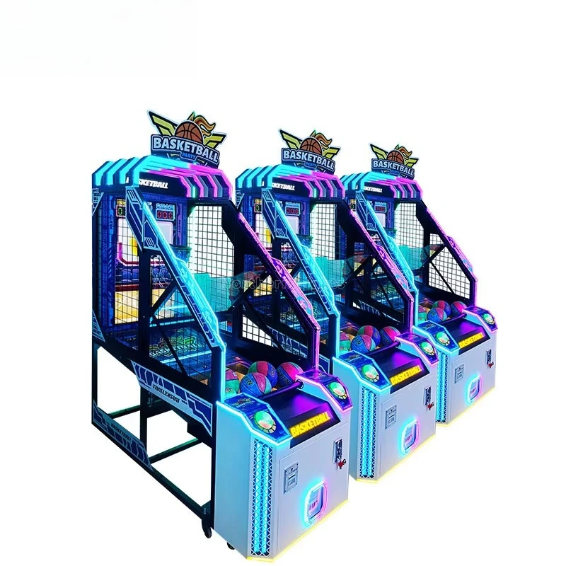

Роскошная баскетбольная машина с экраном, аркадная баскетбольная игра с монетоприемником для детей, аркадная игра Redemption