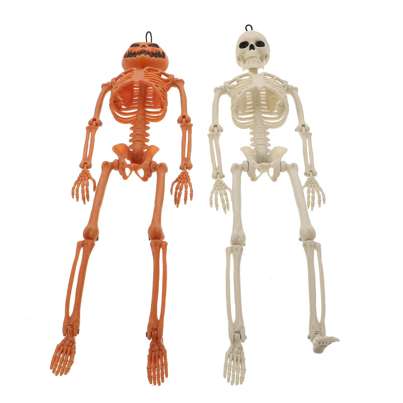 

2Pcs Scary Decor Halloween Horror Decoration Realistic Skeletons Creepy Atmosphere Reusable Plastic