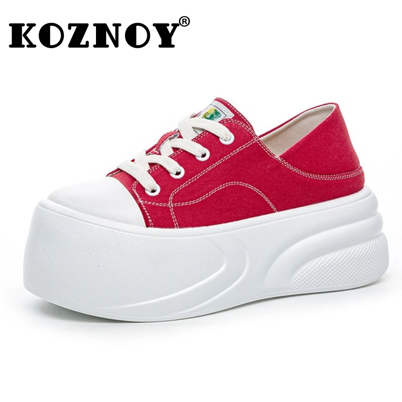 

Fujin 7 см джинсовые кожаные дышащие брендовые женские сандалии из микрофибры на плоской подошве с круглым носком на платформе, туфли-лодочки на танкетке, высокие туфли