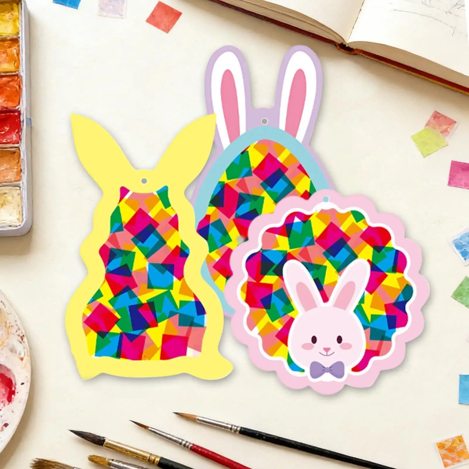 Paper Art Safe Set Ornament Paper Ornament Art For Boy Girl Home Glass Window Birthday Party Outdoor School Activity