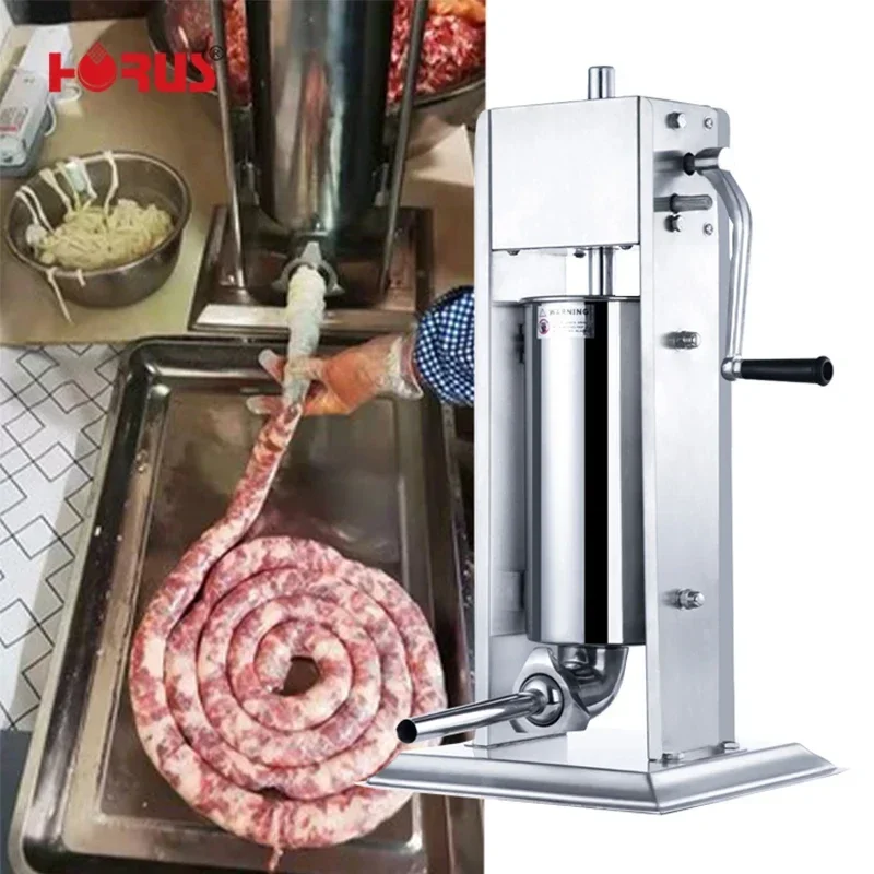 15L Sausage Making Machine Manual Sausage Pusher Vertical Stainless Steel Sausage Machine