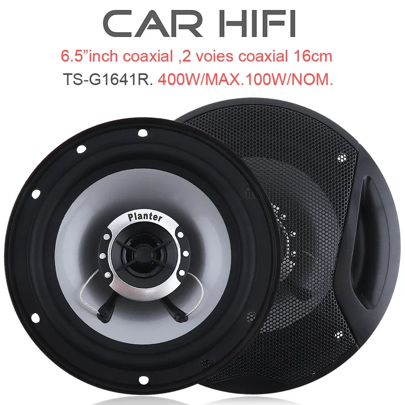 

2pcs 4/5/6.5 Inch HiFi Coaxial Car Speaker 280/300/400W Vehicle Door Audio Music Stereo Full Range Frequency Automobile Speakers