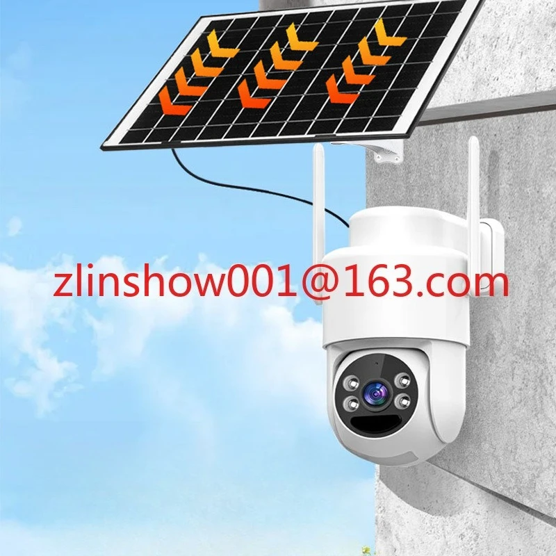 

Wistino 4-мегапиксельная солнечная камера видеонаблюдения, беспроводная уличная 360° ° Вид на камеру безопасности Wi-Fi снаружи с цветным ночным видением