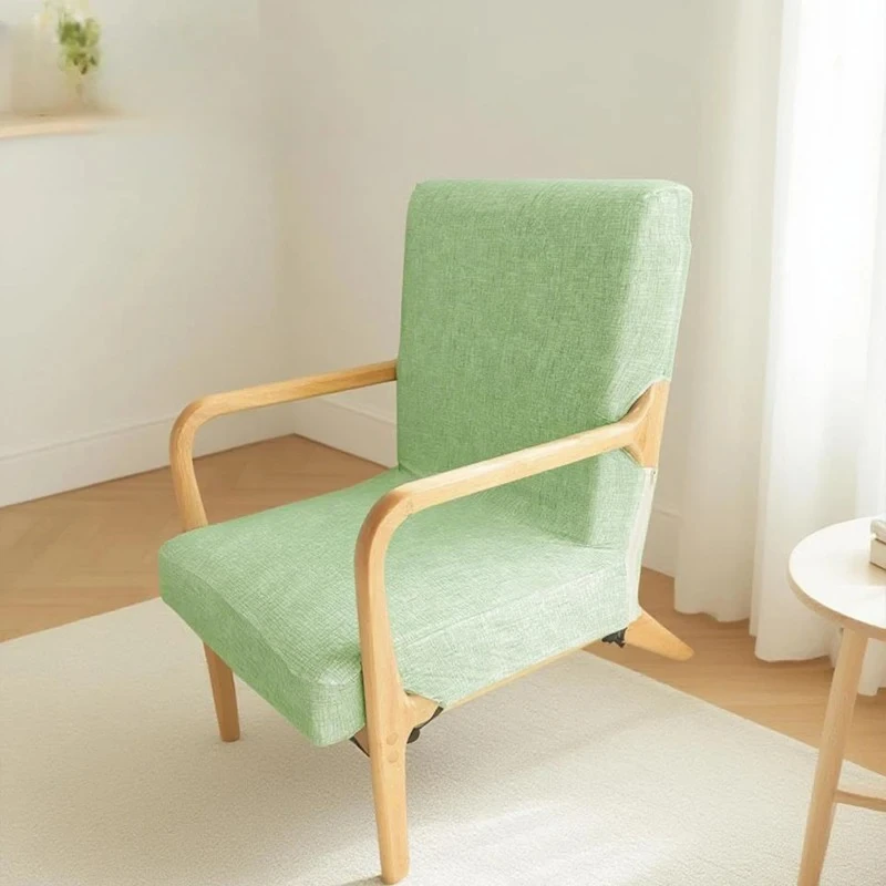 Armchair Slipcover Zipper Stretch Wooden Sofa Protector Case Universal Solid Wood Chair Cover Home Bench Seat Sitting Cover